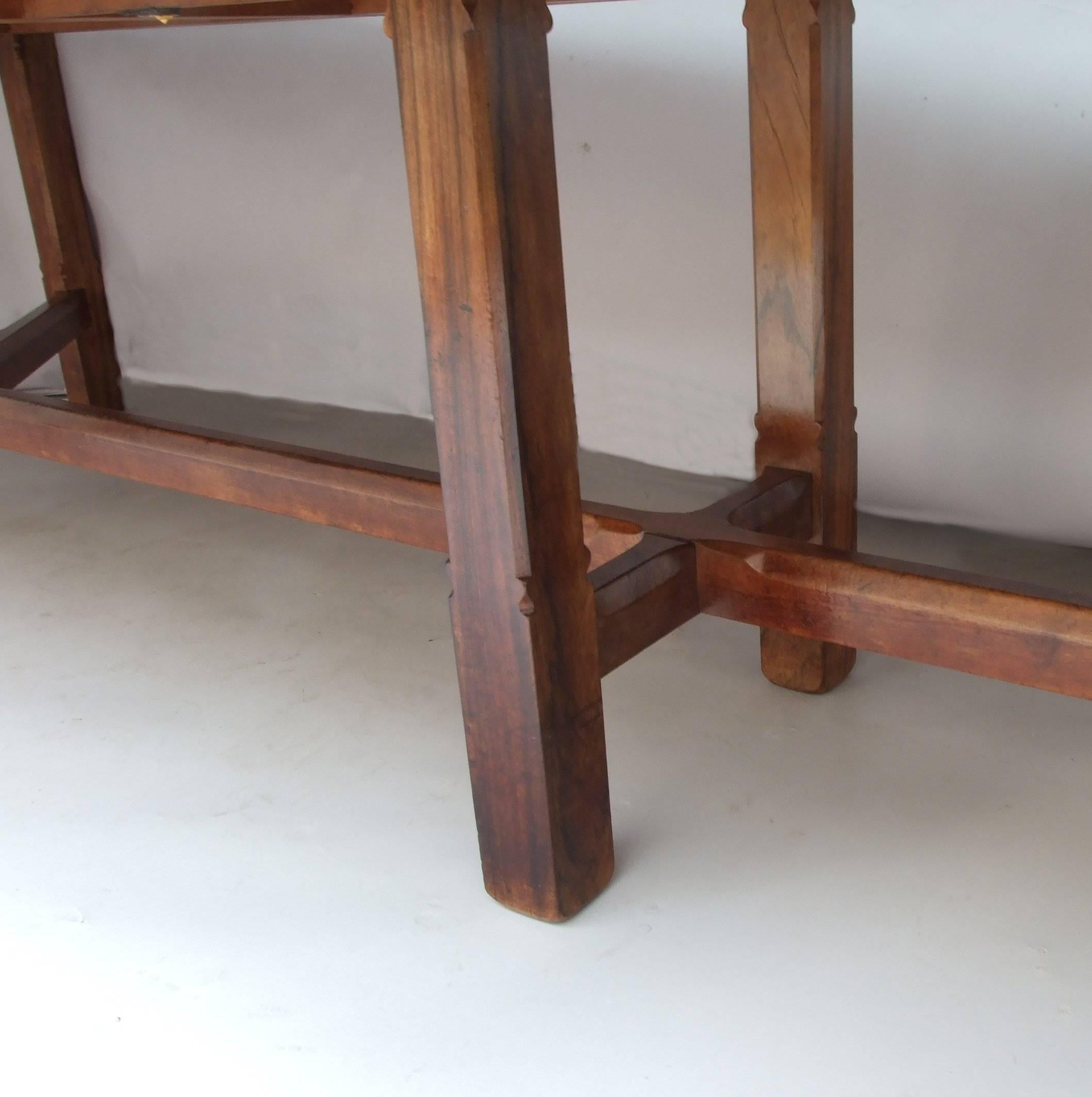 Great Britain (UK) ARTS & CRAFTS COTSWOLD DINING TABLE Peter Waals  For Sale