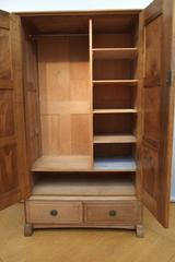 PETER WAALS Arts And Crafts Cotswold School Walnut Wardrobe