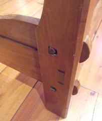 DOUBLE BED Walnut Cotswold Stanley Webb Davies