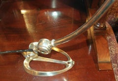 W A S BENSON Silver Plated Lamps