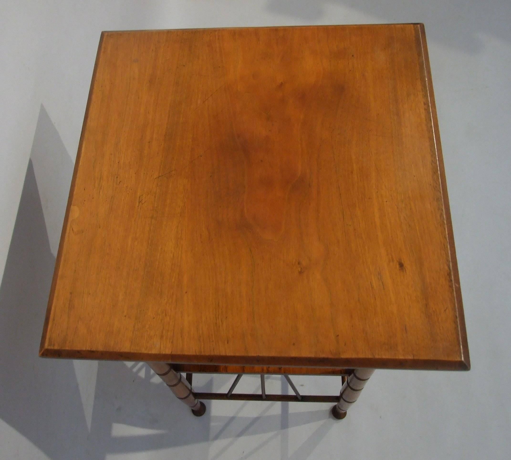Aesthetic Movement Godwin Style Walnut Coffee Table For Sale