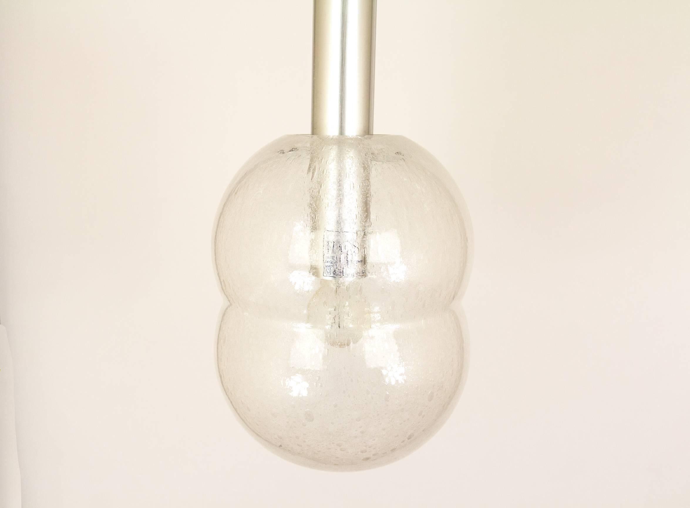  'Bilobo' Glass Pendants by Afra & Tobia Scarpa for Flos, circa 1970 In Good Condition In Rotterdam, NL