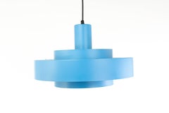 Midcentury Blue Equator Pendant by Jo Hammerborg for Fog & Mørup, 1960s