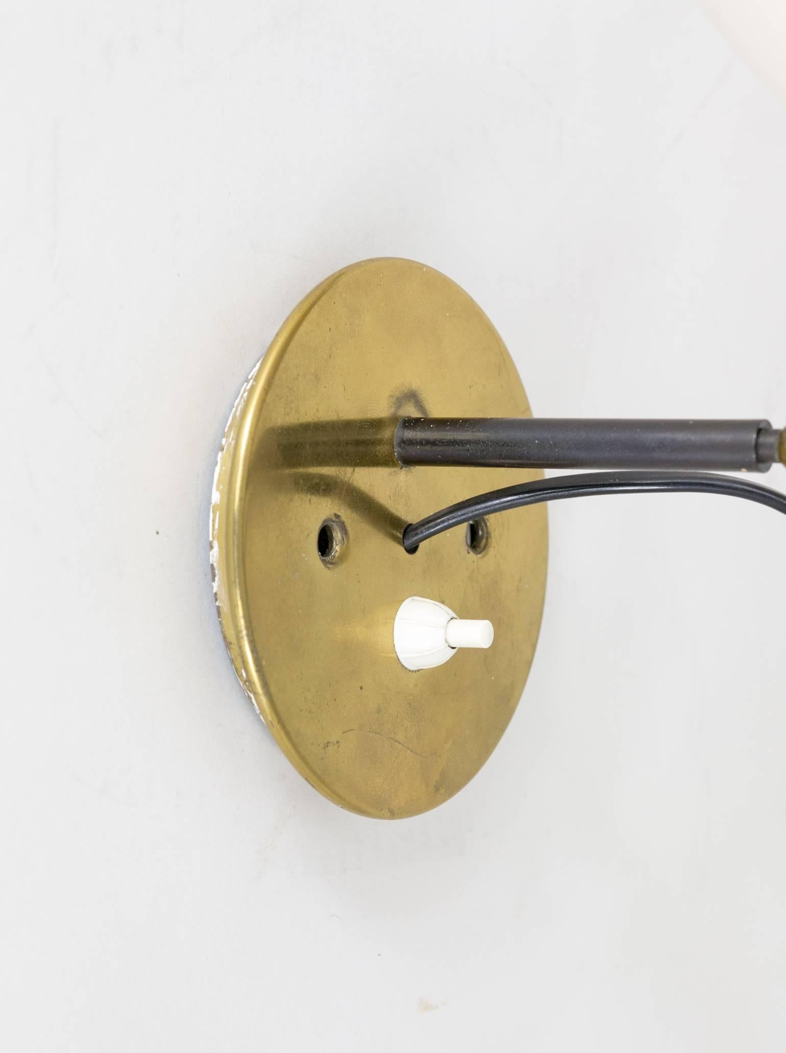 Adjustable Wall Lamp by Vittoriano Viganò for Arteluce, 1950s In Good Condition In Rotterdam, NL