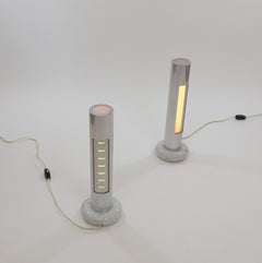 Pair of Morgana table lamps by Enrico Panzeri for Nucleo Sormani, 1970s