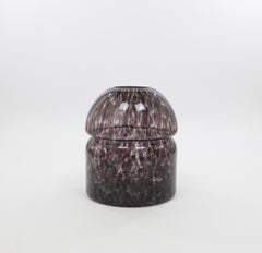 Purple Glicine vase by Gae Aulenti for Vistosi, 1970s