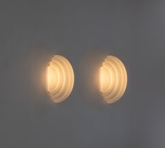 Par de lámparas de techo o de pared «Kumo», diseñadas por Kazuhide Takahama para Sirrah, década de los 80