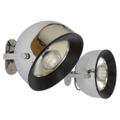 Pair of wall lamps by Gae Aulenti & Livio Castiglioni for Stilnovo, 1970s