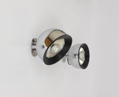 Pair of wall lamps by Gae Aulenti & Livio Castiglioni for Stilnovo, 1970s