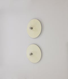 Paire de lampes de plafond ou murales signées Gianluigi Gorgoni pour Stilnovo, années 1970