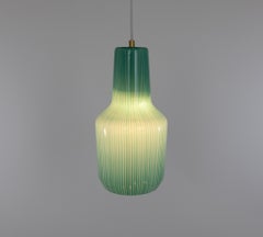 Grüner Anhänger aus Murano-Glas von Massimo Vignelli für Venini, 1950er Jahre