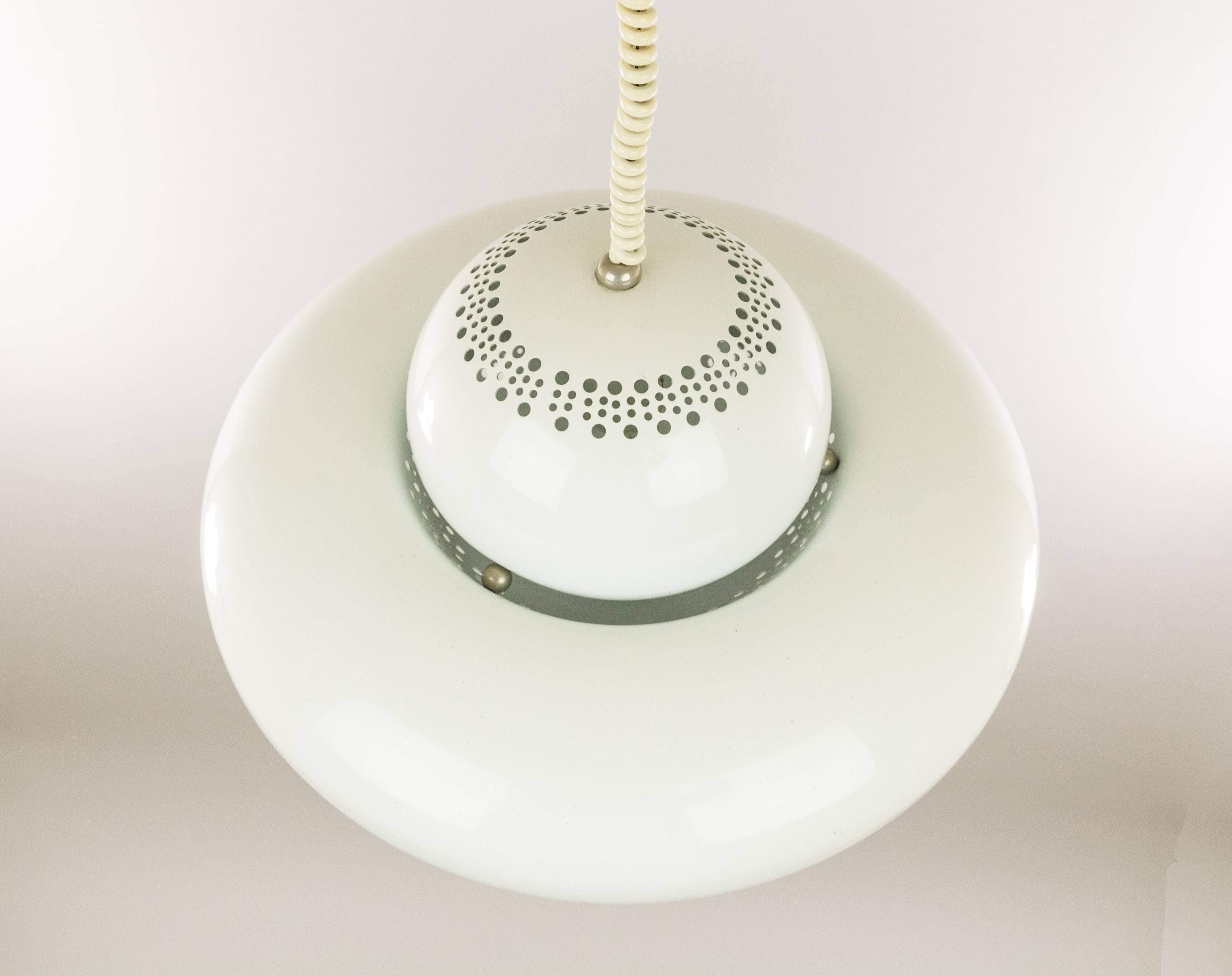 Mid-Century Modern White Fior di Loto Pendant by Tobia and Afra Scarpa for Flos, 1960s