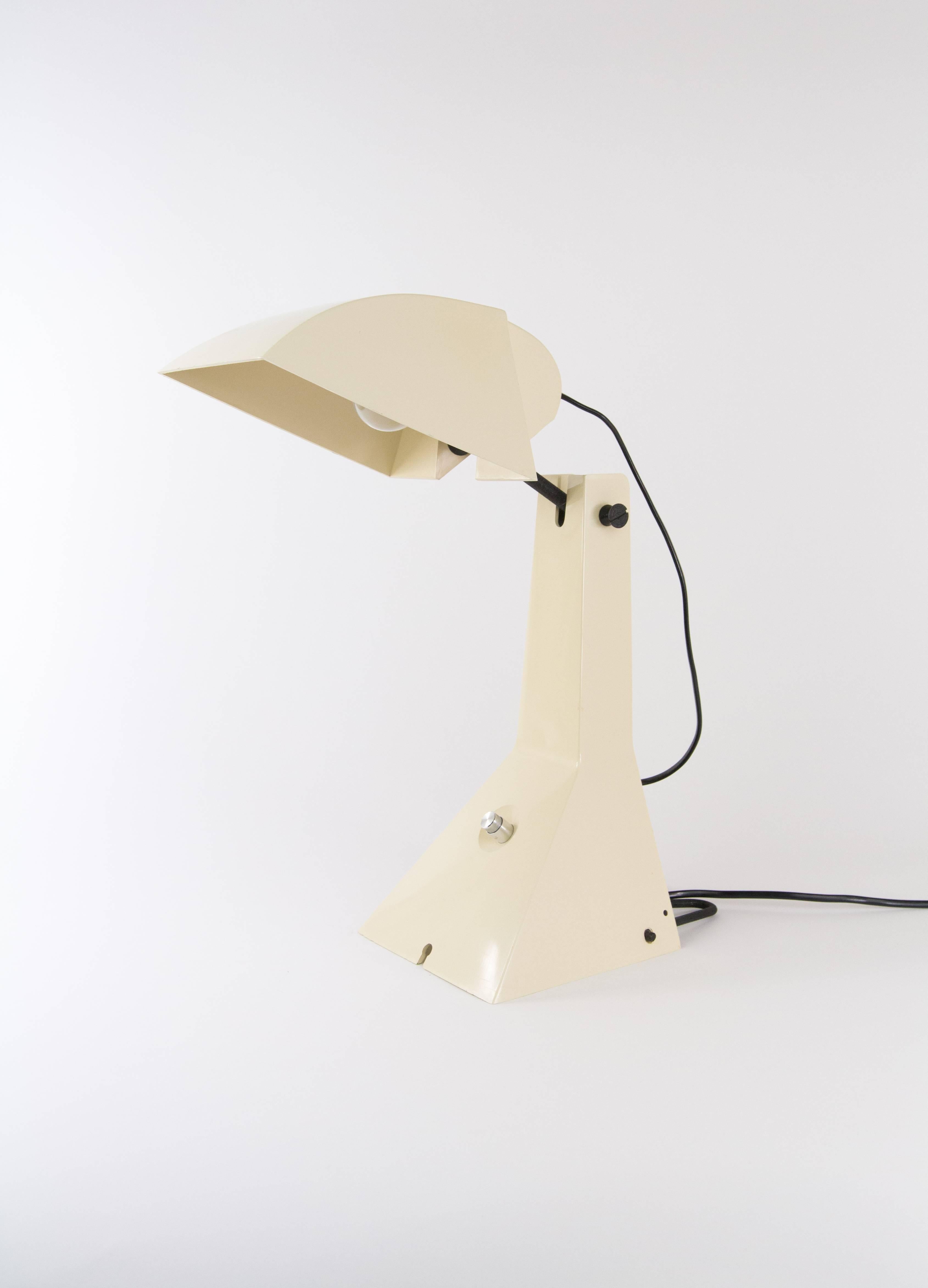 Mid-Century Modern Umberto Riva Robot or Ruspa Table Lamp by Bieffeplast, 1960s