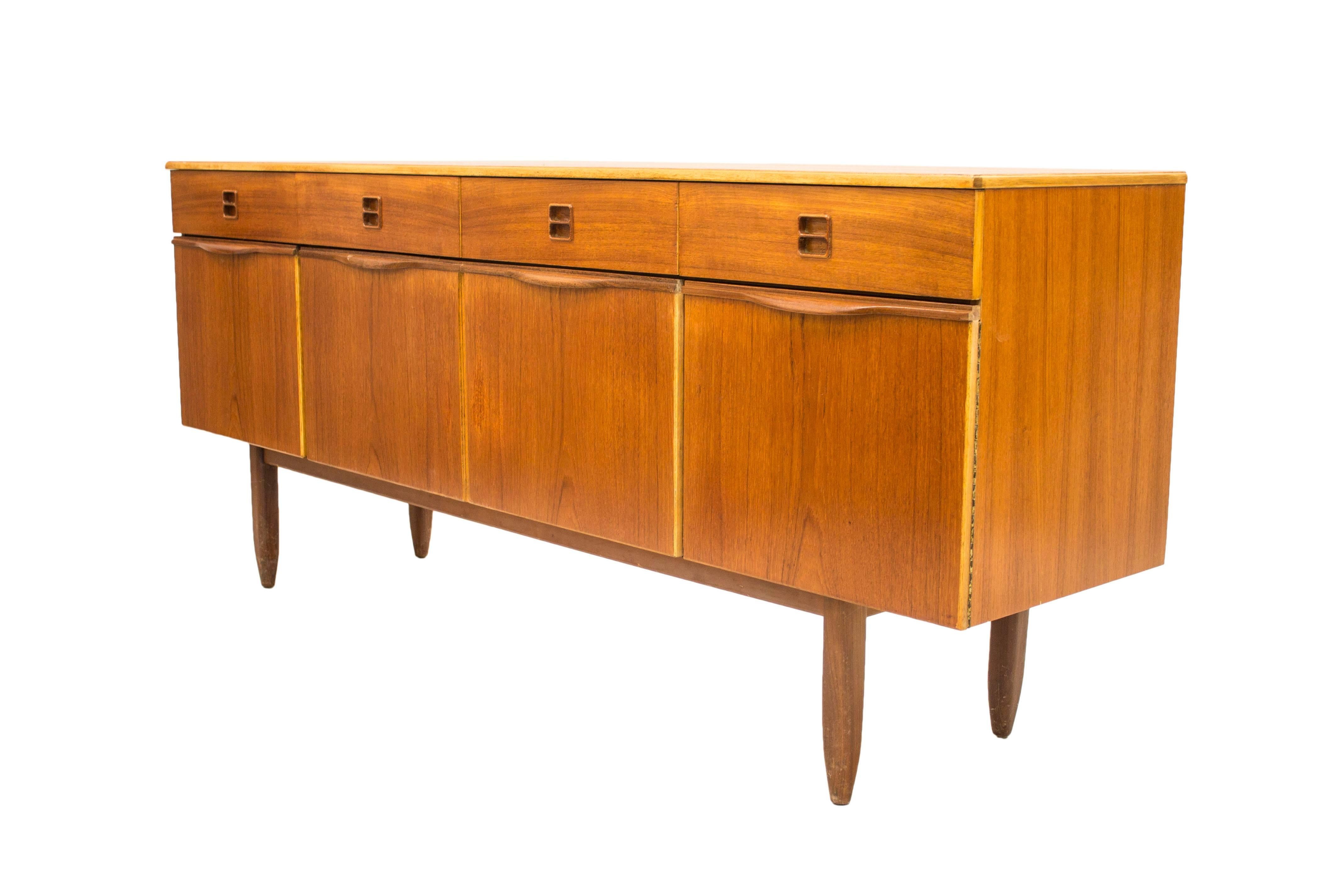 Portwood Teak Mid-Century Sideboard Media Unit For Sale 1