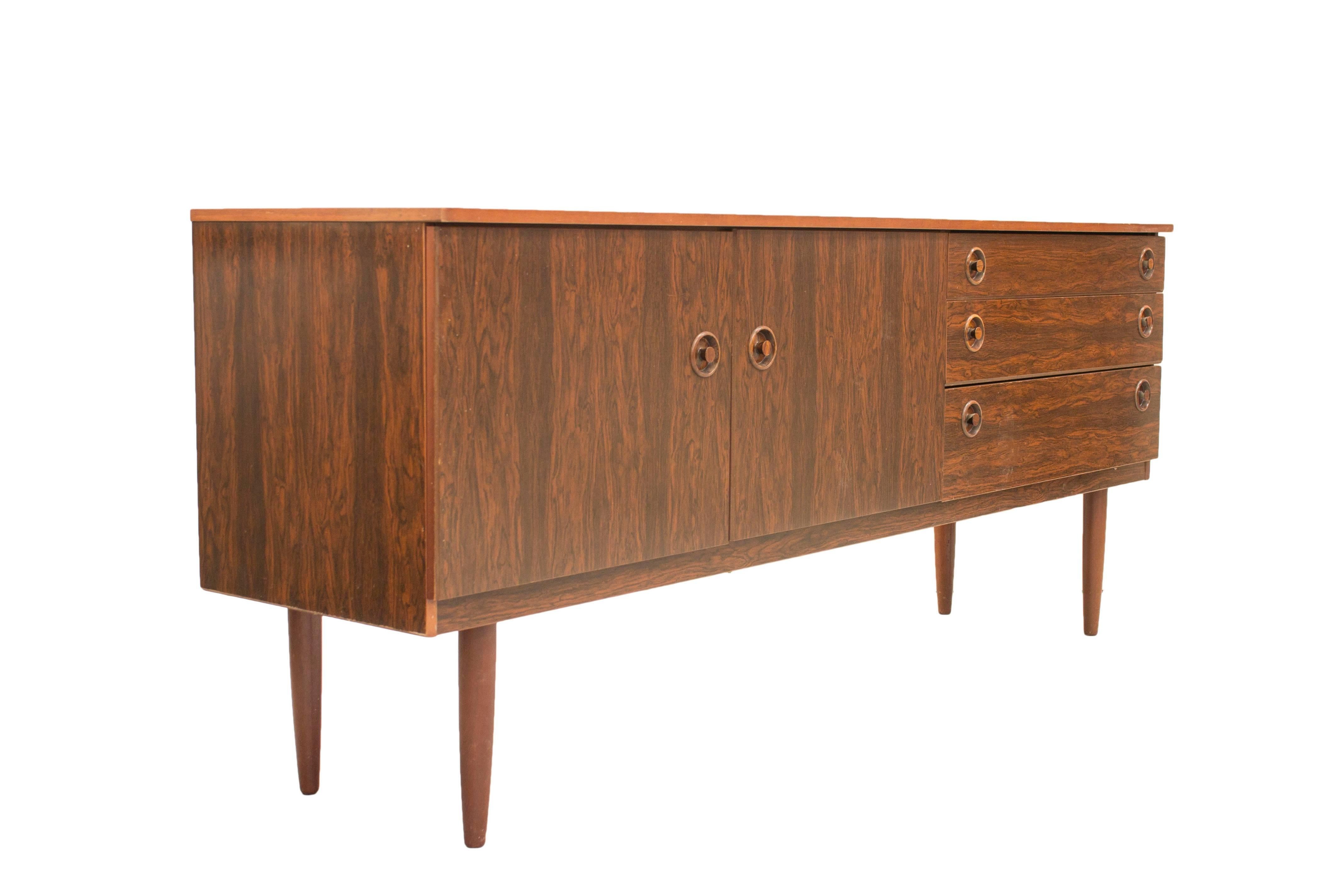 Greaves and Thomas Mahogany Sideboard Credenza In Good Condition For Sale In Greater Manchester, GB