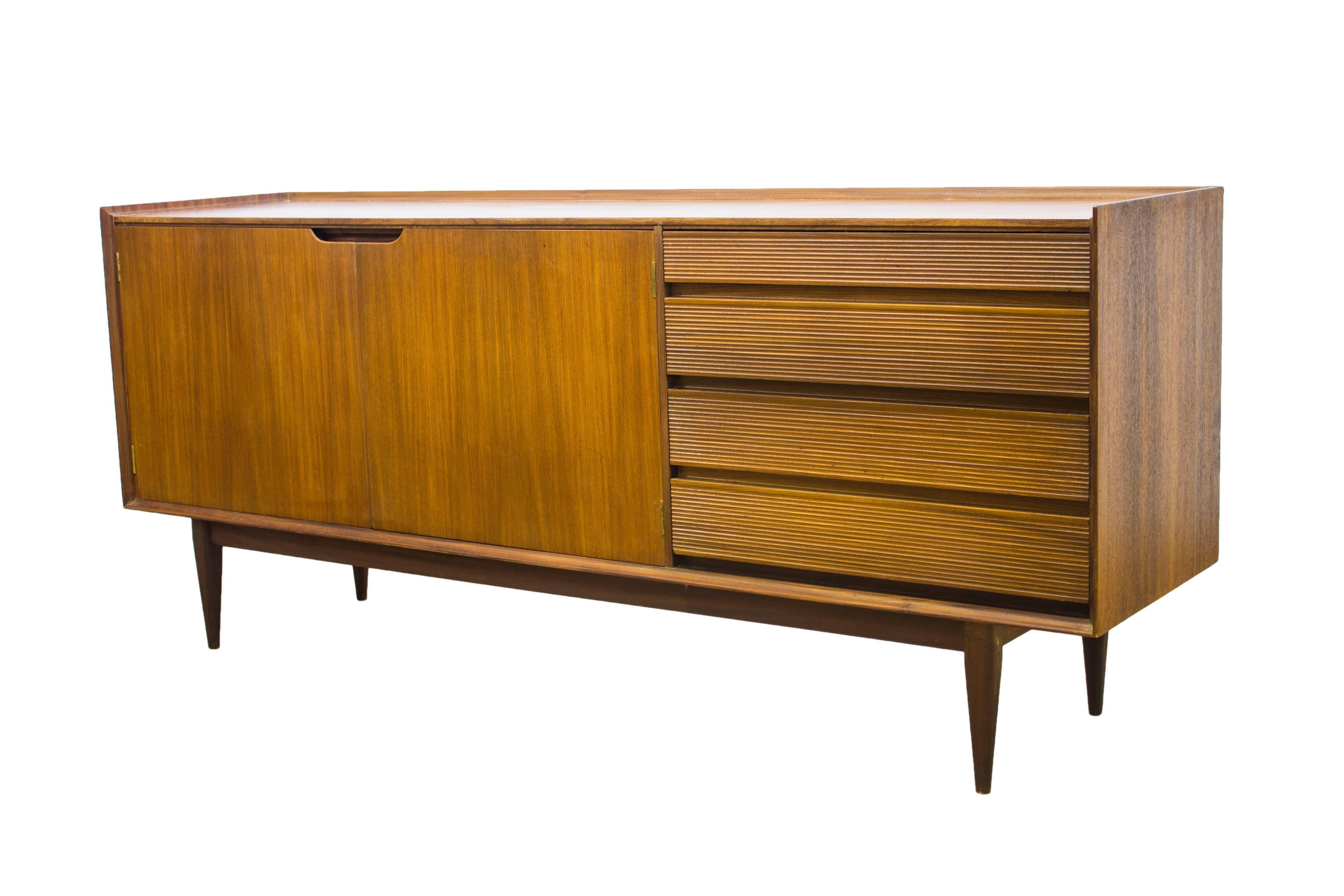 20th Century Richard Hornby Teak and Afromosia Sideboard Media Storage for Heals