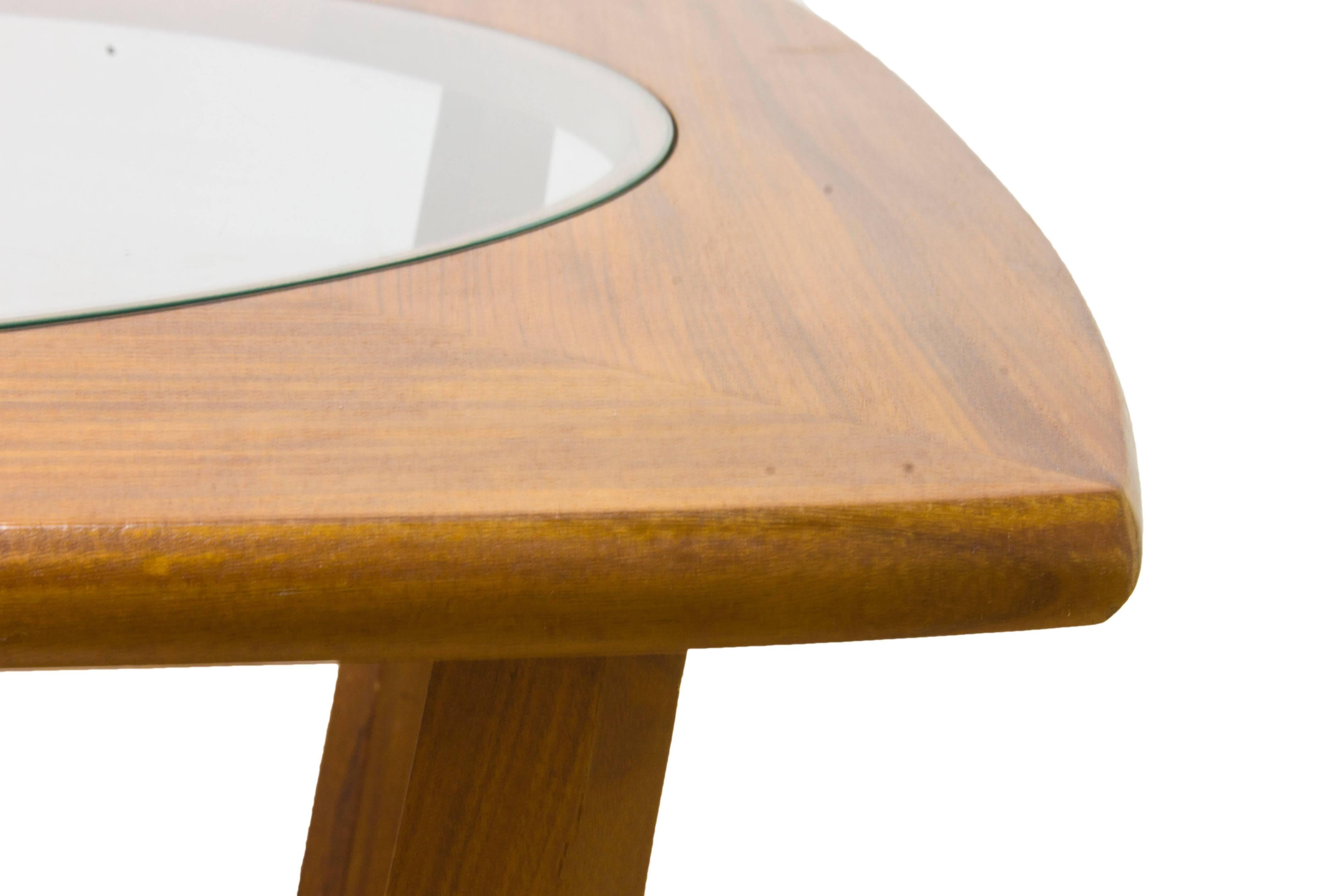 Danish Teak and Glass Coffee Table In Excellent Condition For Sale In Greater Manchester, GB