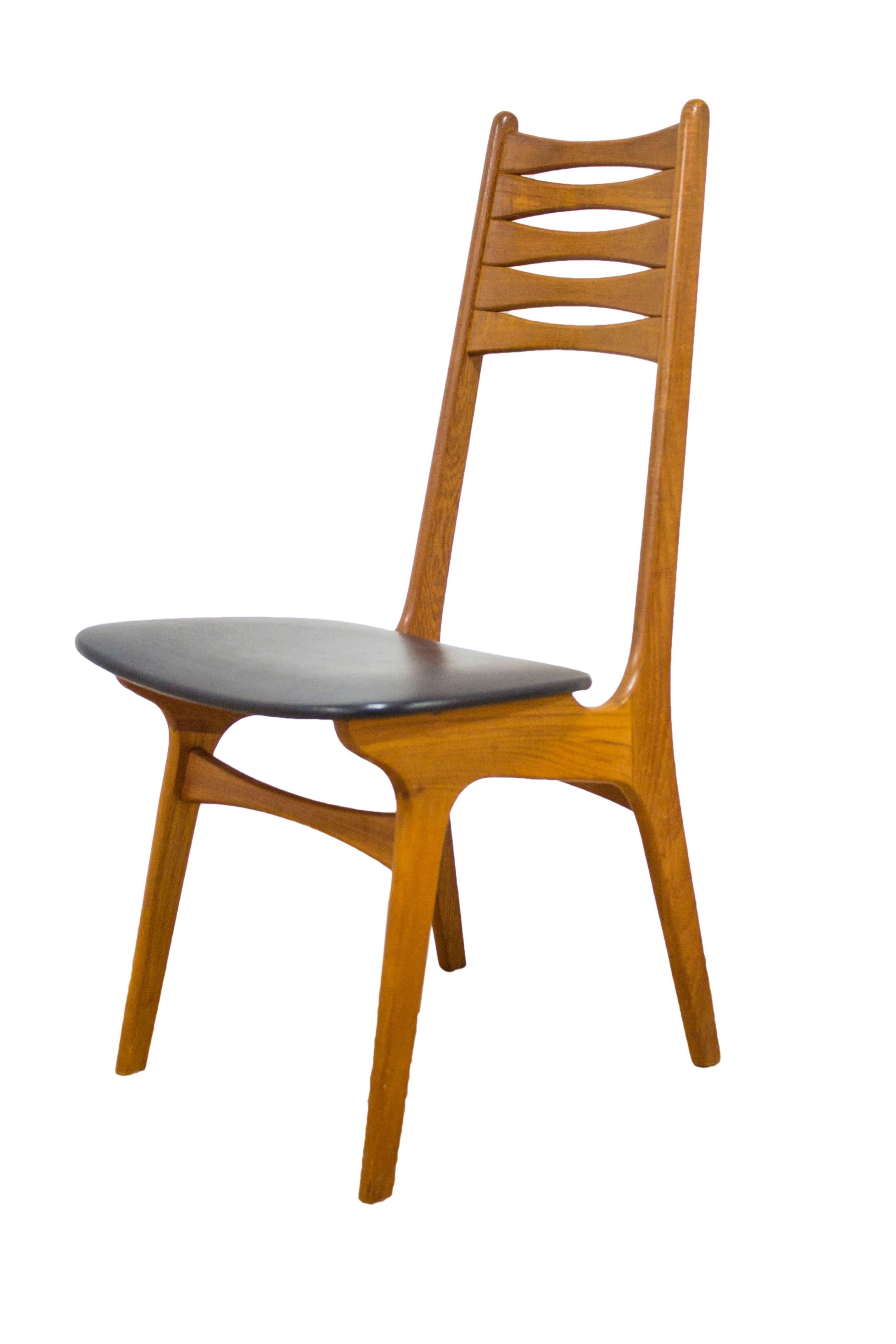 Danish Set of Four Niels Møller Model #83 Teak Chairs for Boltinge Stolefabrik For Sale