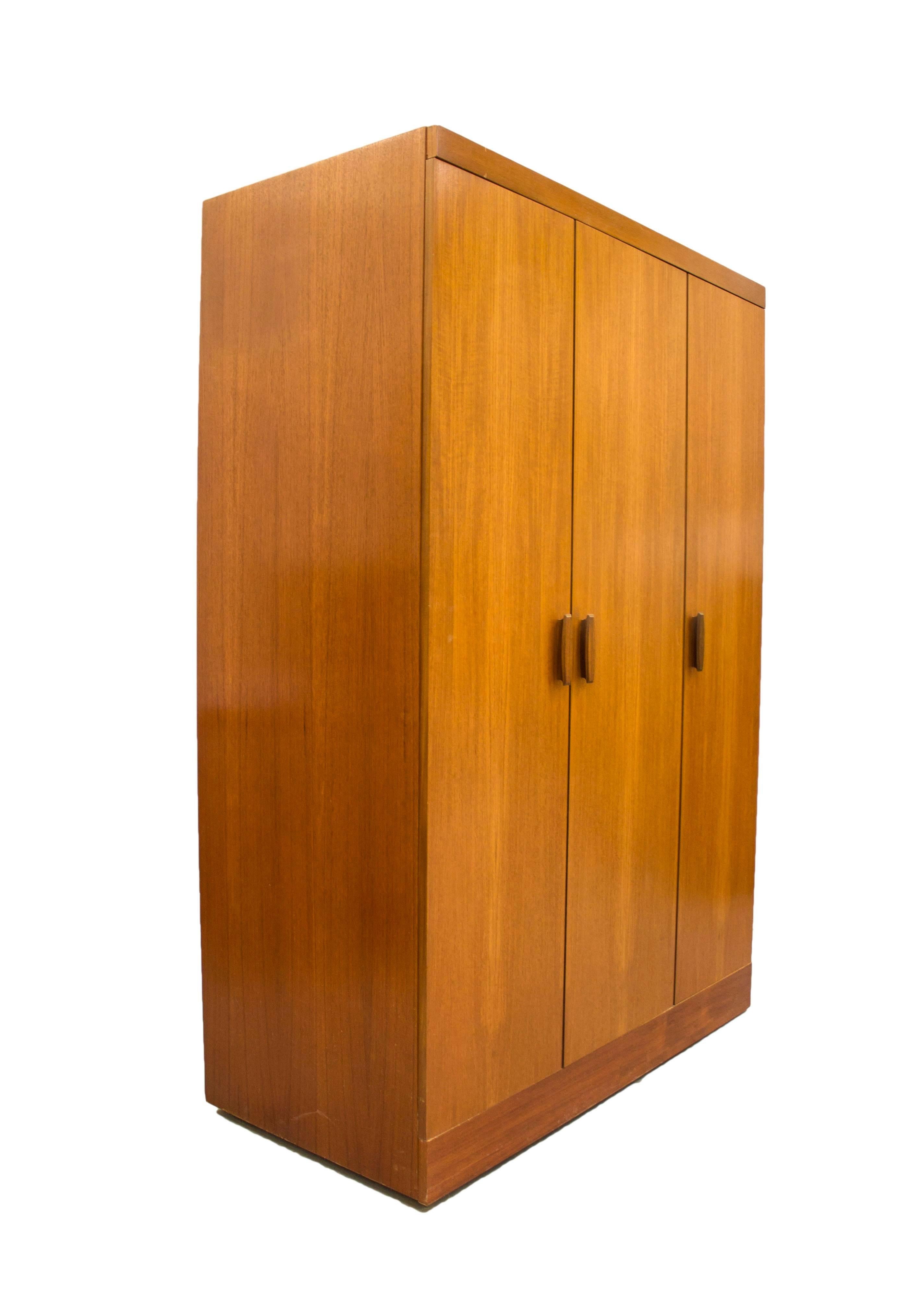 Great Britain (UK) G Plan E Gomme Quadrille Wardrobe 1960 Mid-Century Bedroom For Sale