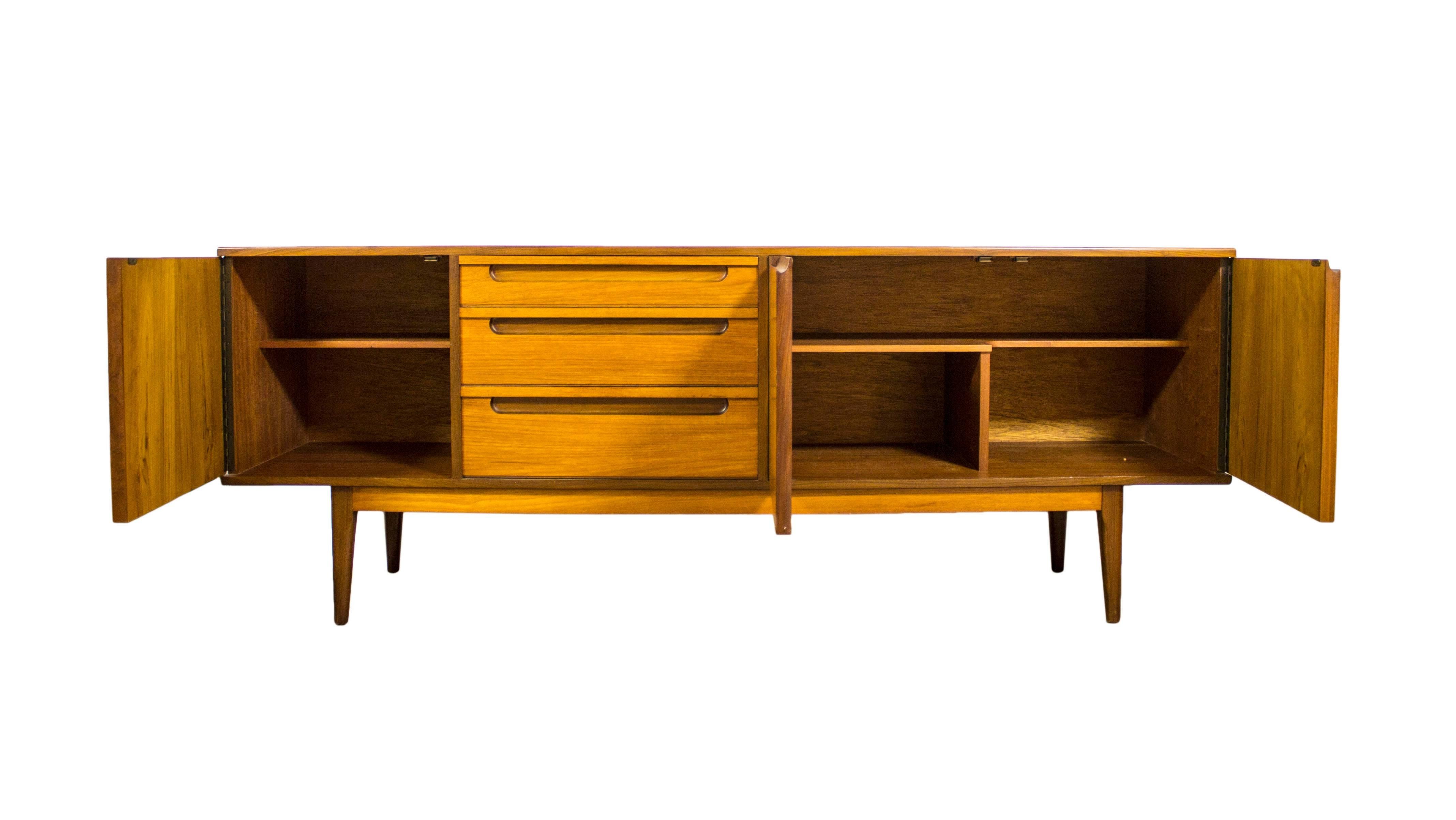 Mid-Century Modern Alfred Cox Teak Sideboard Credenza G Plan Eames Era