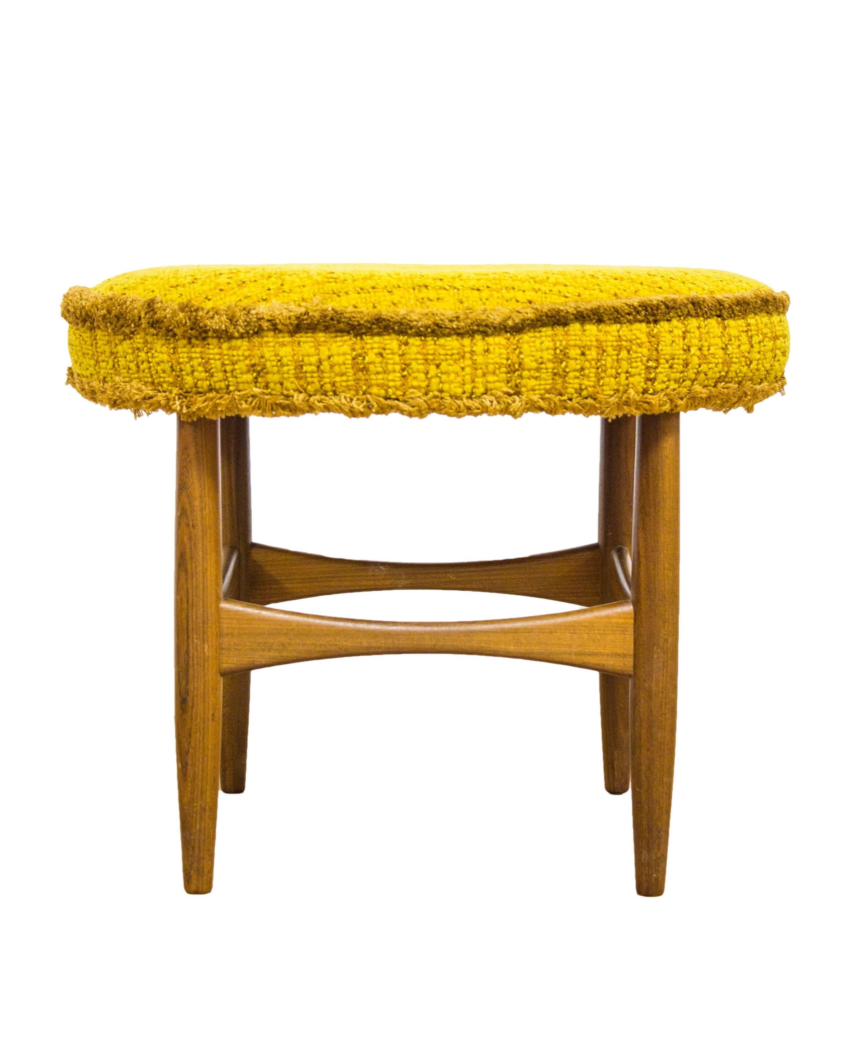 Mid-Century Modern Ib Kofod-Larsen for G Plan Danish Range Footstool Eames Mid-Century Era For Sale