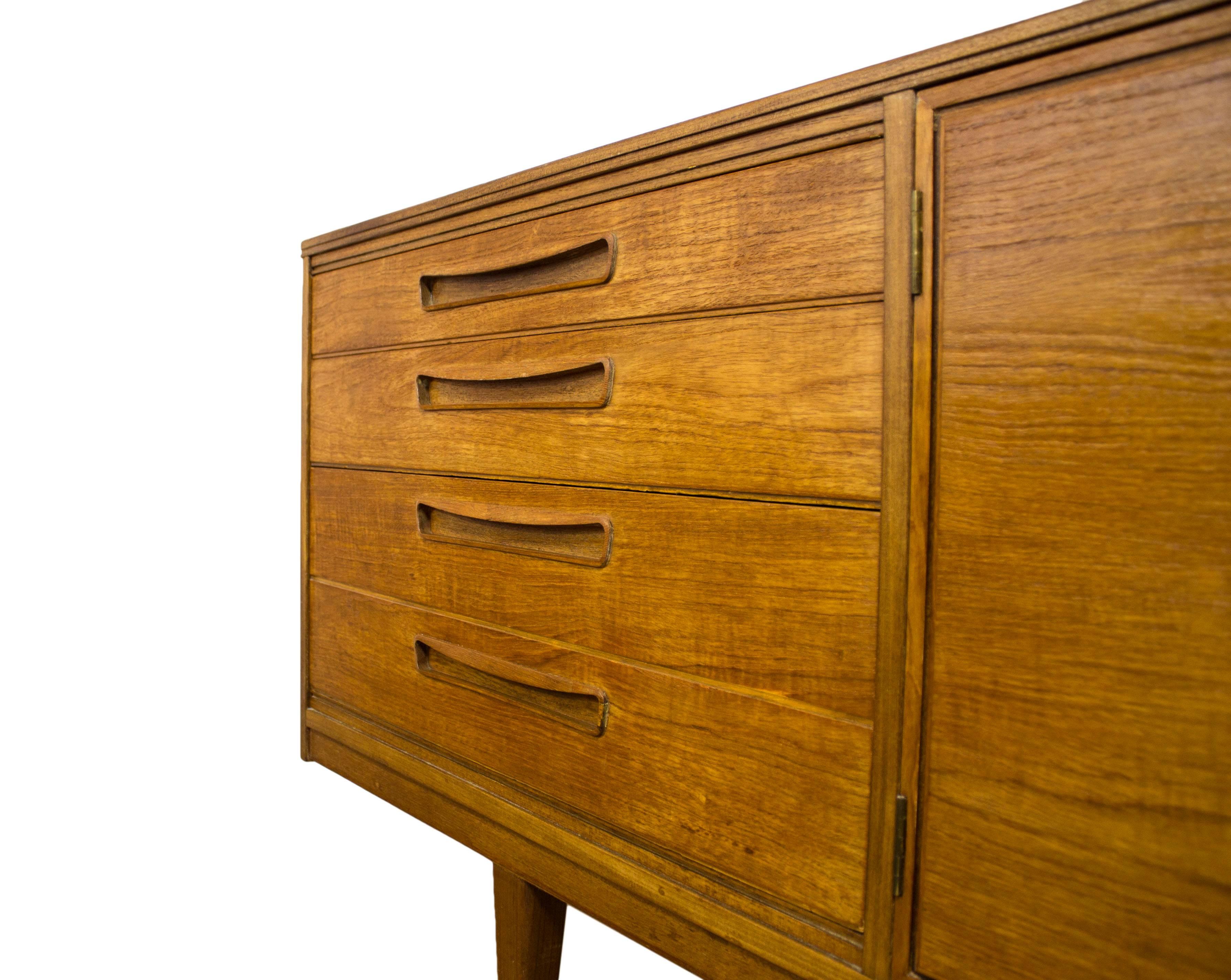 Alfred Cox Teak Sideboard Credenza Media Unit G Plan Eames Era 3
