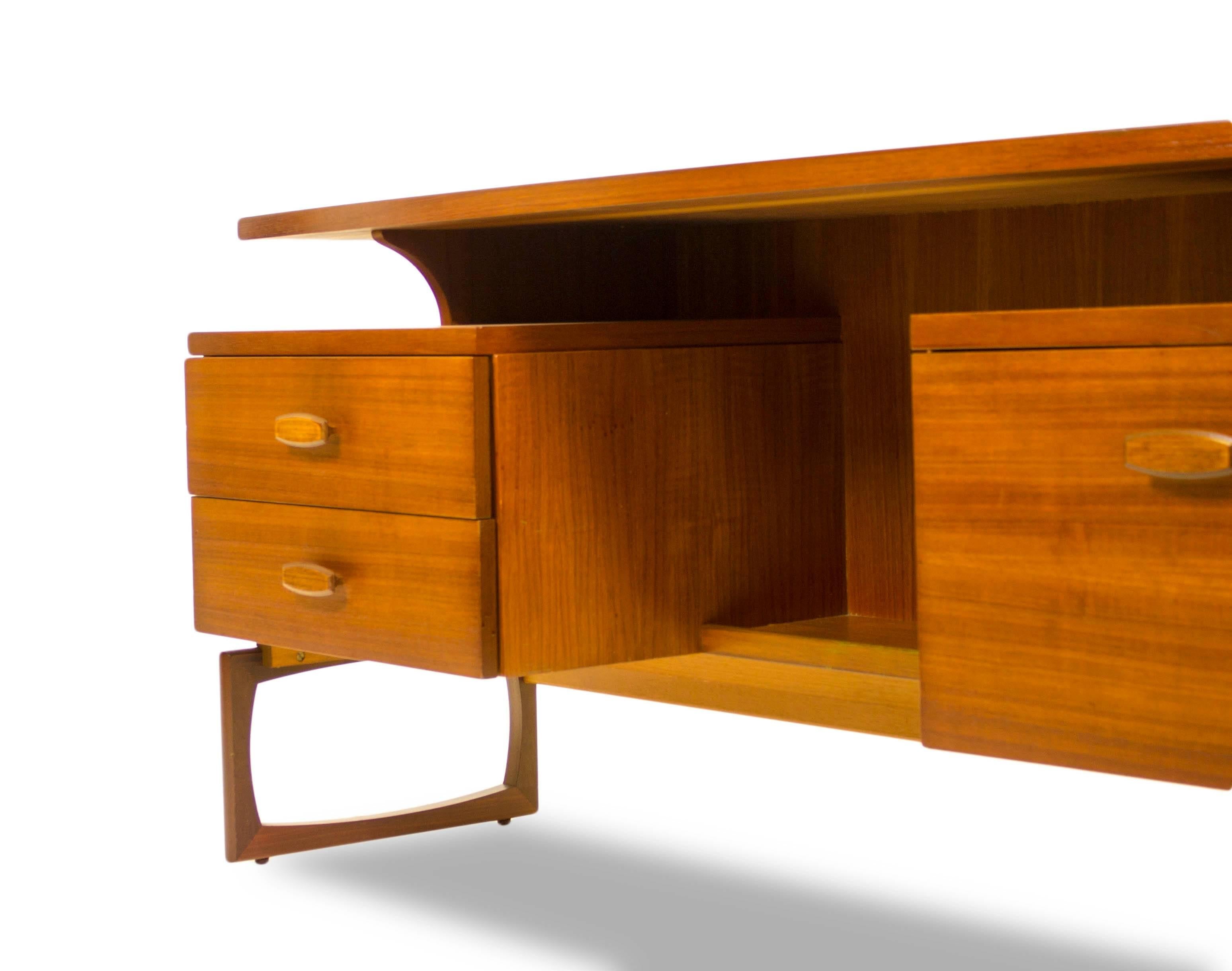 20th Century G Plan E Gomme Quadrille Desk Dressing Table, 1960, Mid-Century Bedroom Office For Sale