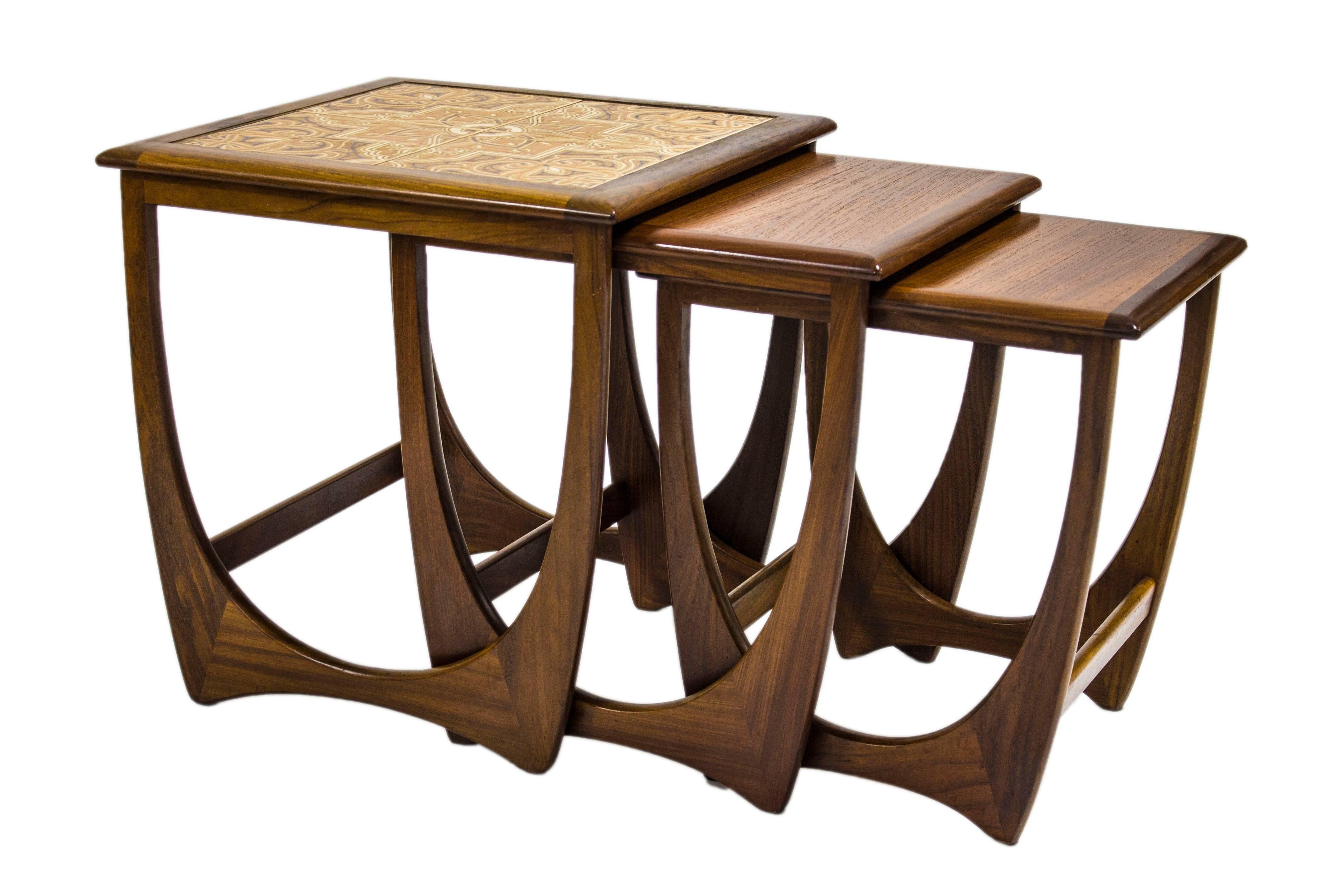 V B Wilkins Fresco range of furniture for G Plan was functional ad versatile with a stunning design and elegant use of contrasting woods that created stunning rich tones perfect for any space.

Taking the humble nest of tables to a new level,