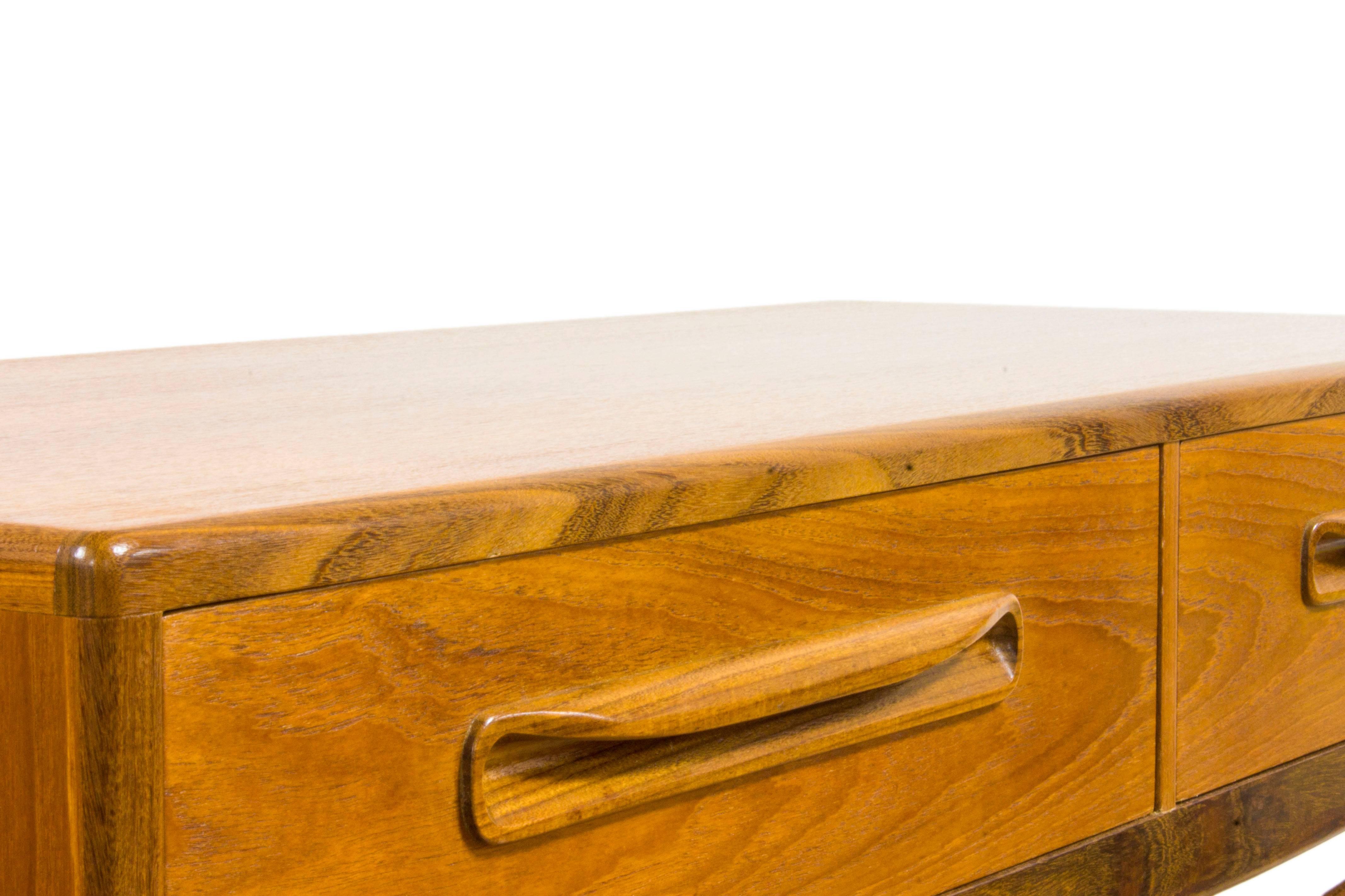 G Plan Fresco Teak Console Table Rare V B Wilkins Eames Era Mid-Century In Excellent Condition In Greater Manchester, GB