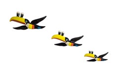 Carlton Ware Guinness Promotion Toucan Wall Plaques