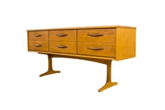 Austinsuite Teak Compact Sideboard Storage Credenza Danish G Plan Eames Era