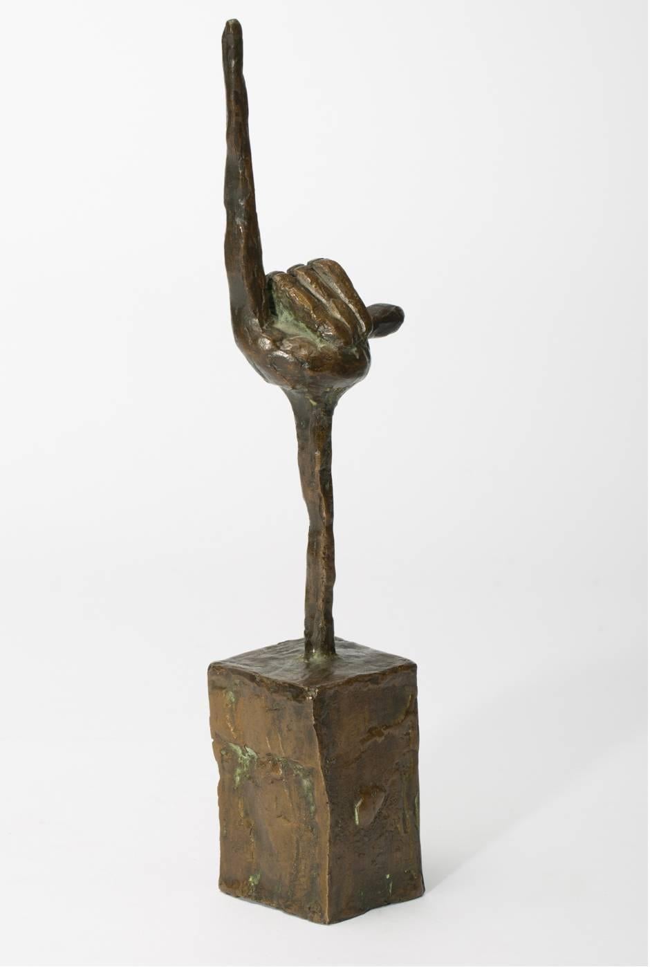 Bronze Statue Klenkes by Hubert Löneke For Sale 1