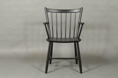 Børge Mogensen Black Dining Chair, Model J42