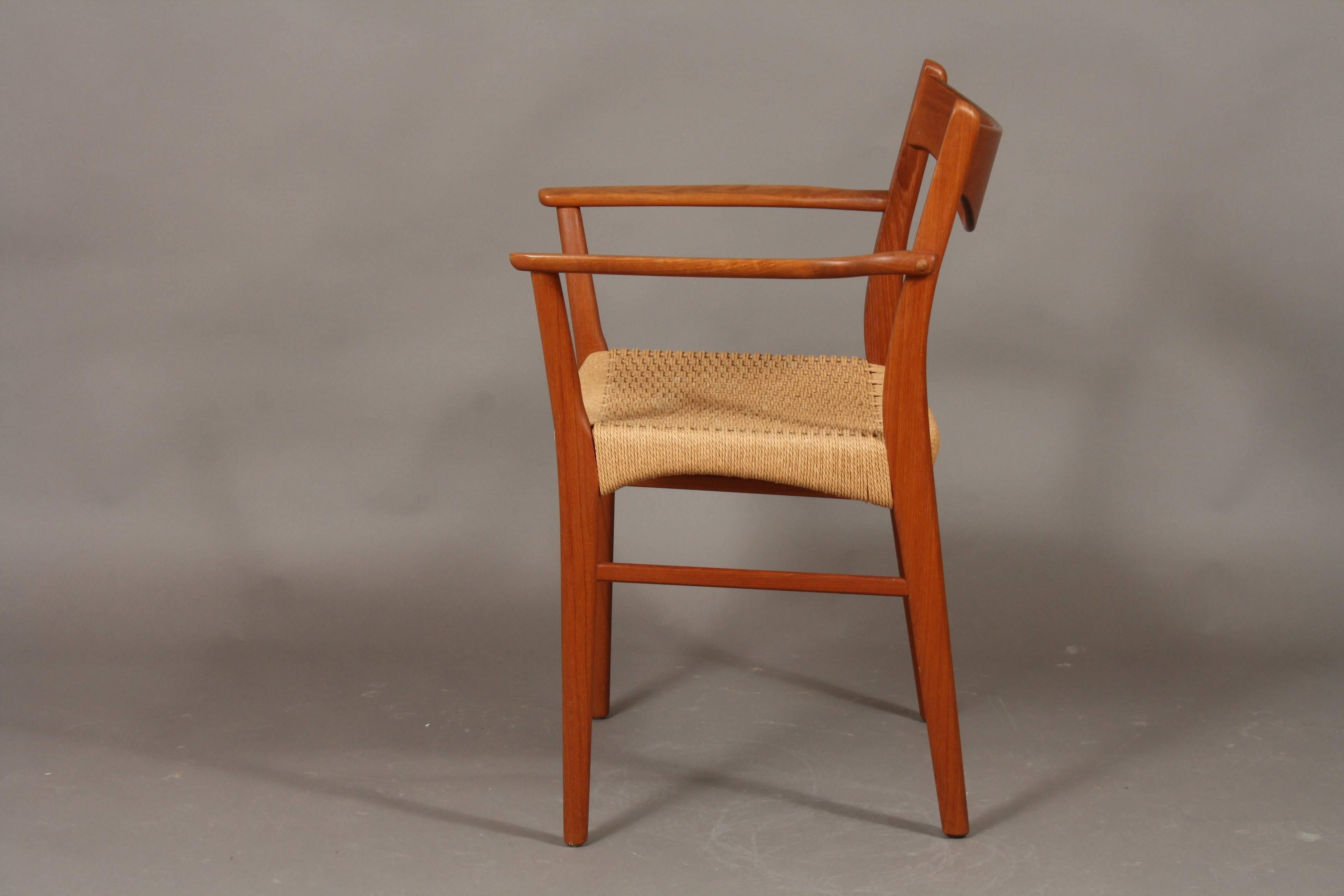 Danish Set of Two Armchairs Designed by Arne Wahl Iversen, Model GS600 For Sale