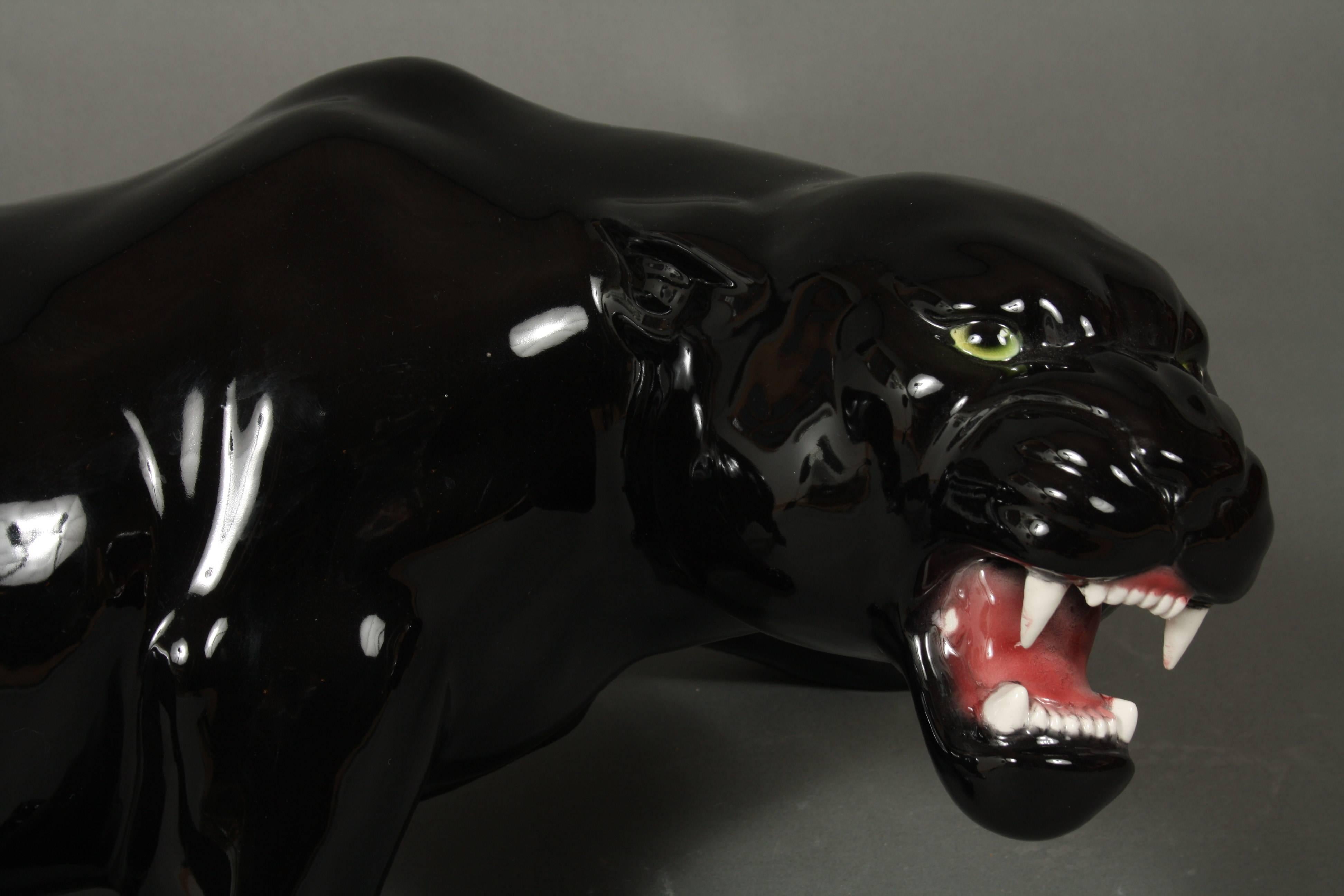 Modern Big Black Panther, Italy, 1980s For Sale