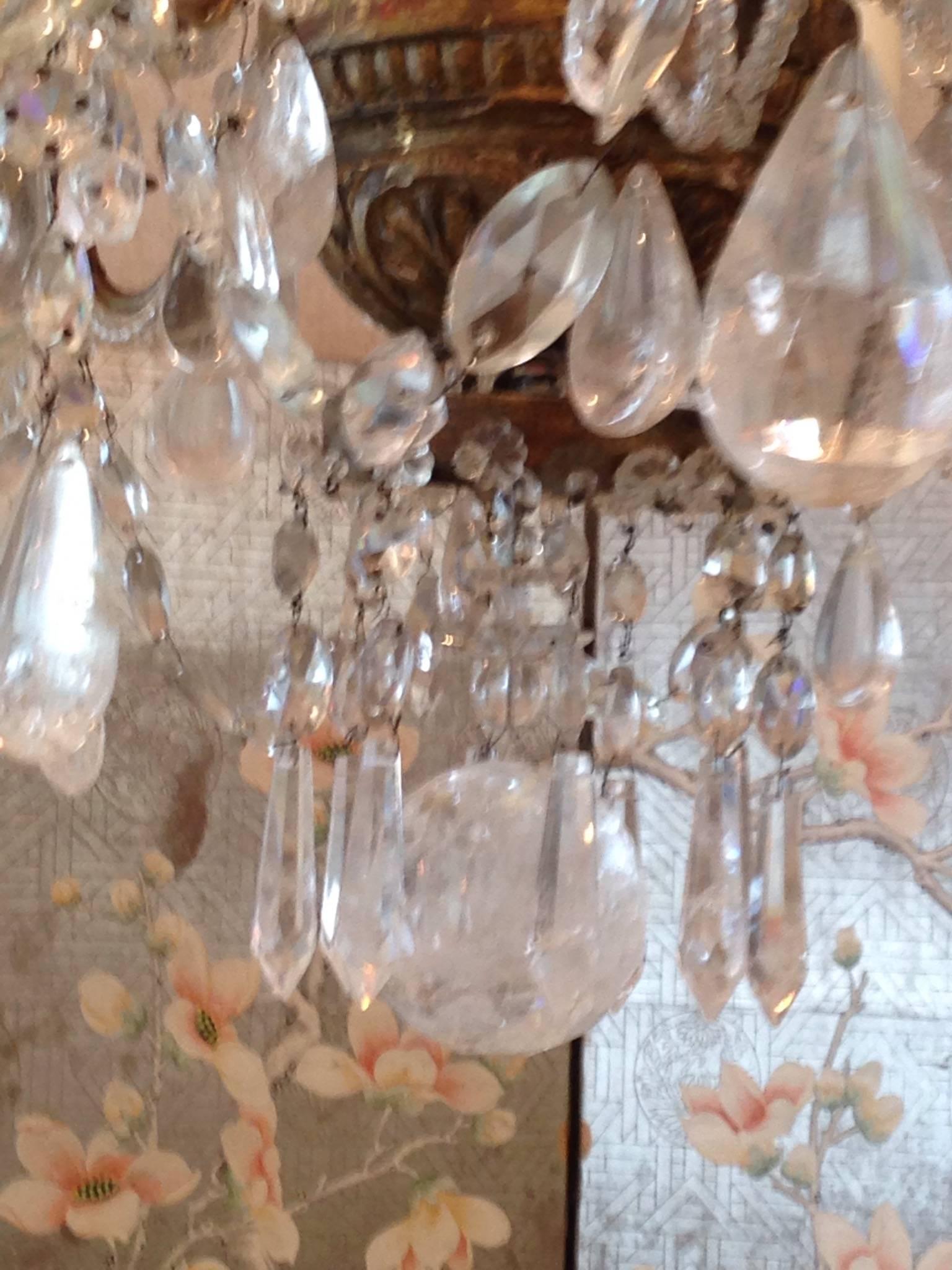 18th Century Late 18th-Early 19th Century Colossal Genovese Chandelier For Sale
