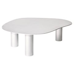 Large Puddle Coffee Table by KLEIN, Aluminum with Cylinder Legs, New