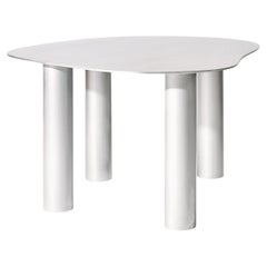 Puddle Dining Table by KLEIN, Aluminum with Cylinder Legs, New