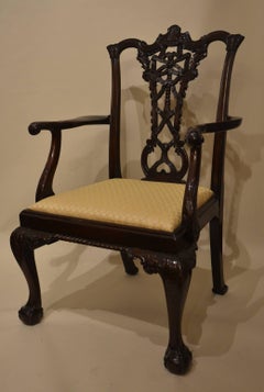 Set of Eight Antique 19th Century Mahogany Dining Chairs