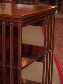Antique English Mahogany Revolving Bookstand