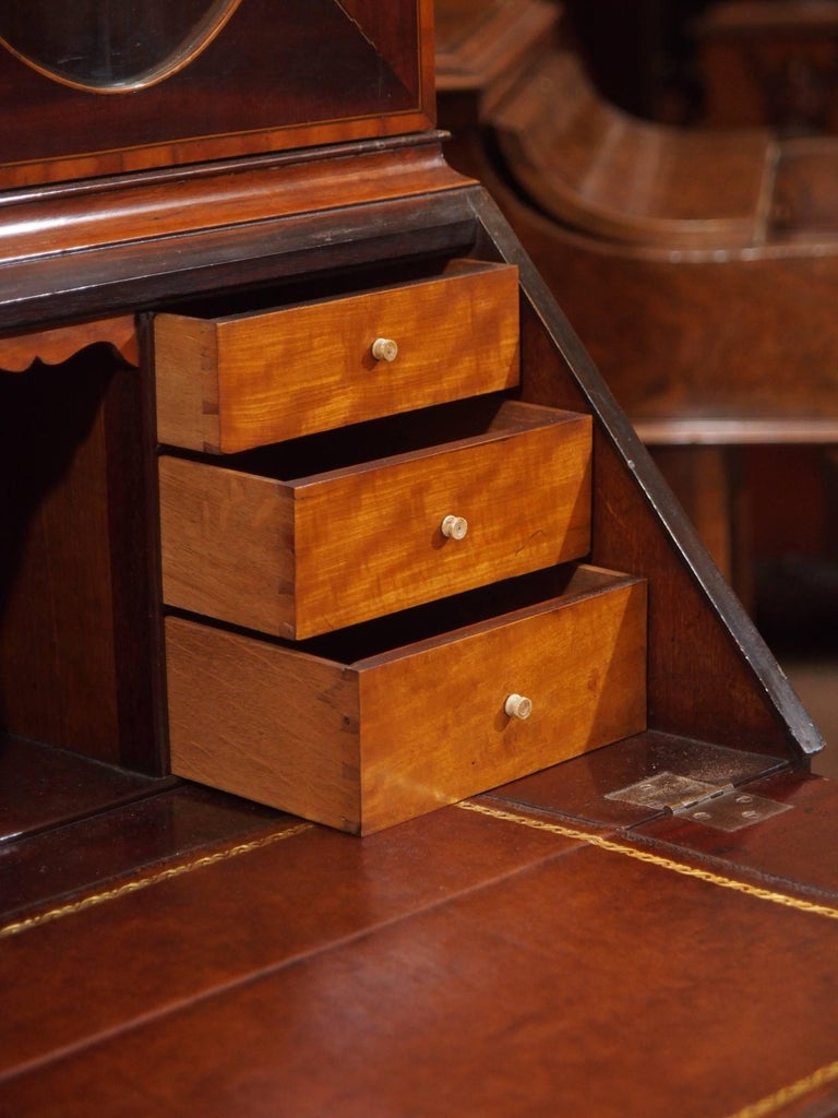 Antique English Edwardian Era Mahogany Secretary Desk at 1stDibs edwardian era furniture