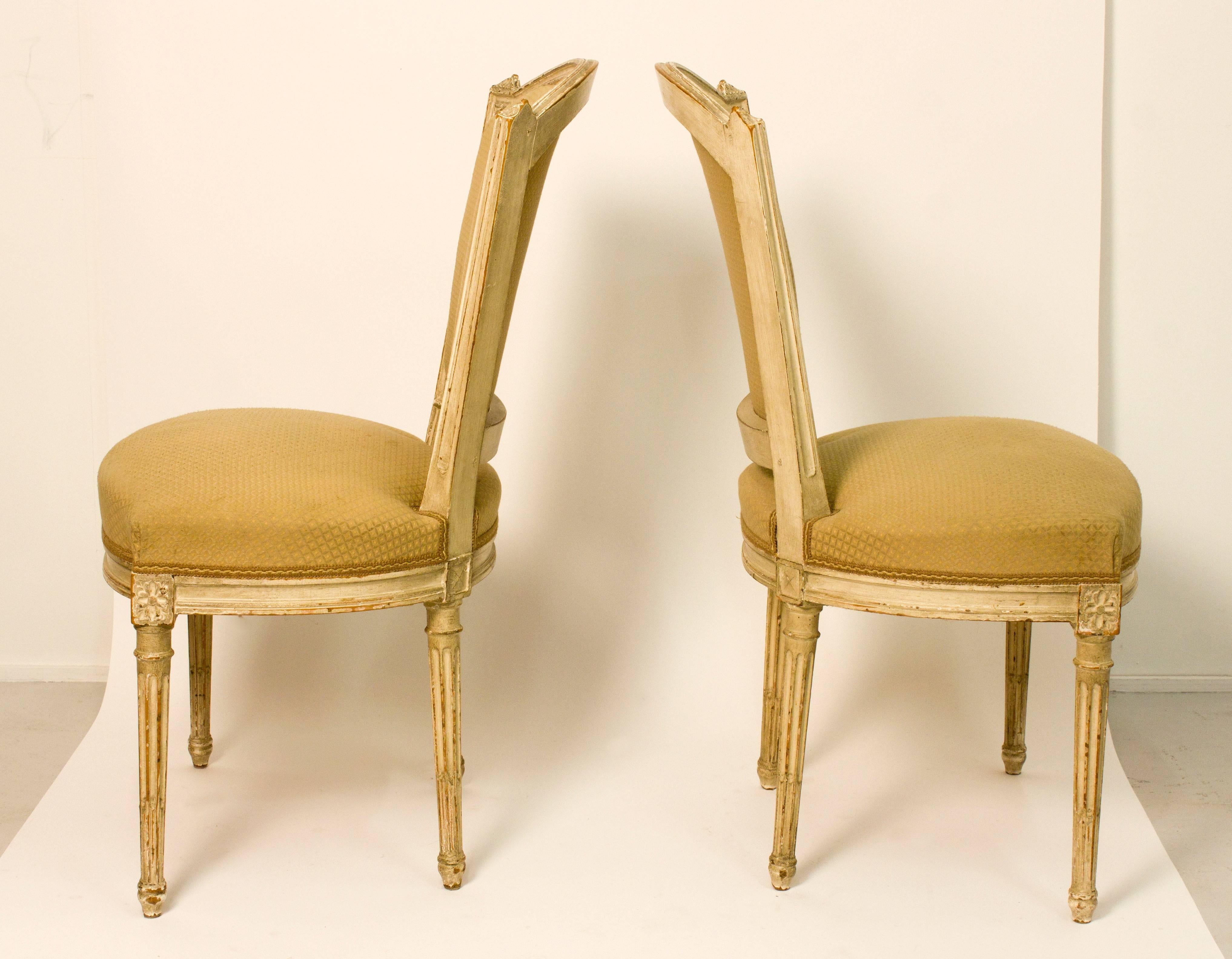 French Set of 18 LXVI Dining Chairs