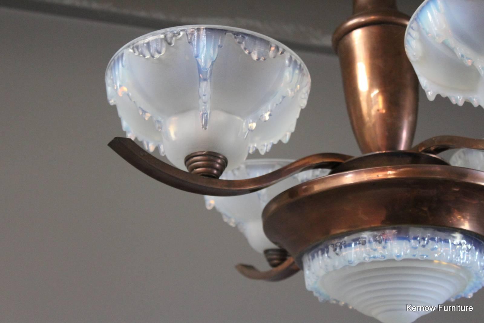 Art Deco French Deco Ezan Chandelier For Sale