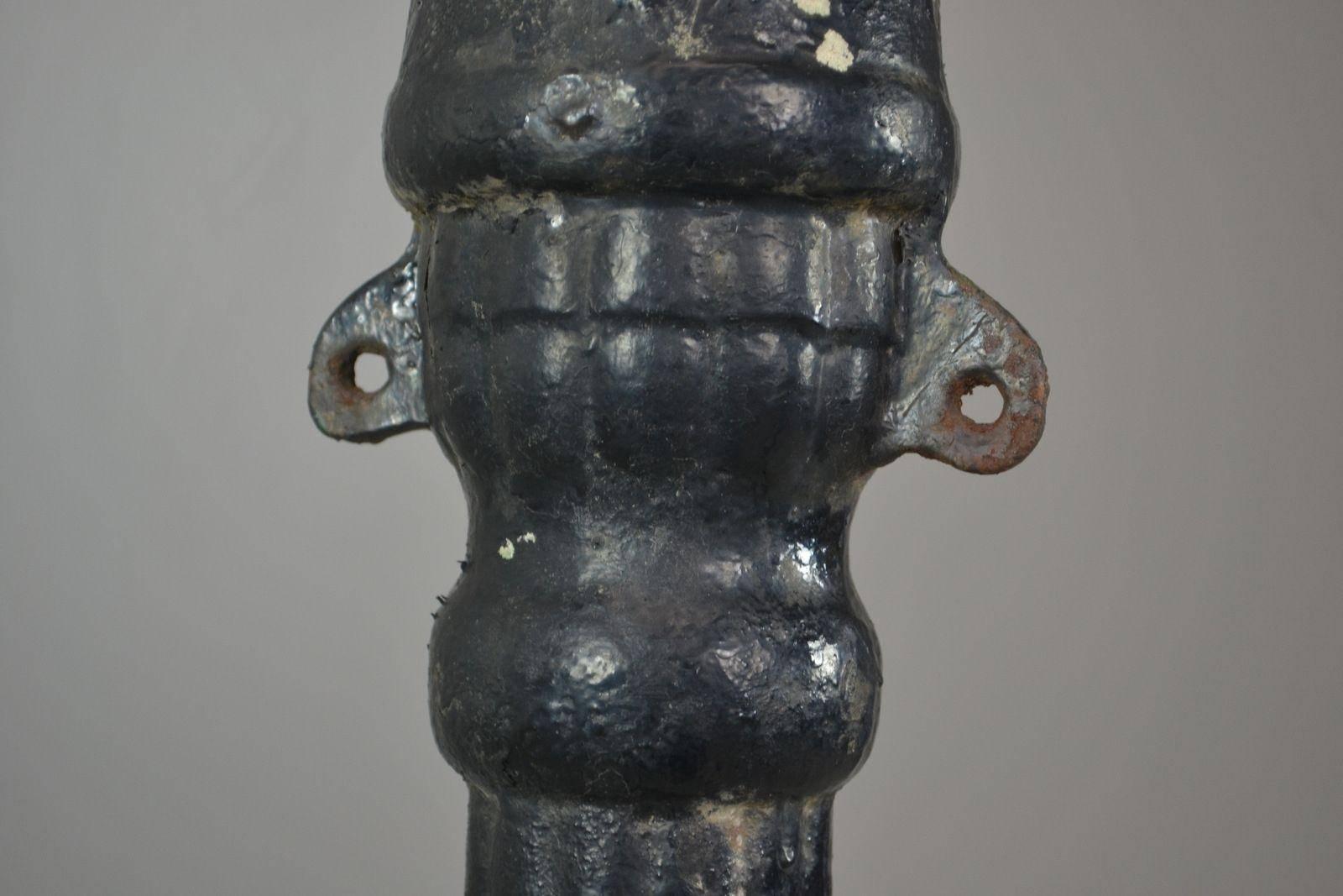 Victorian Pair of Antique Cast Iron Horse Hitching Posts For Sale