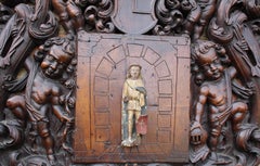 17th Century Carved Dutch Armorial Panel, Estate of Late Dr Yvonne Hackenbroch