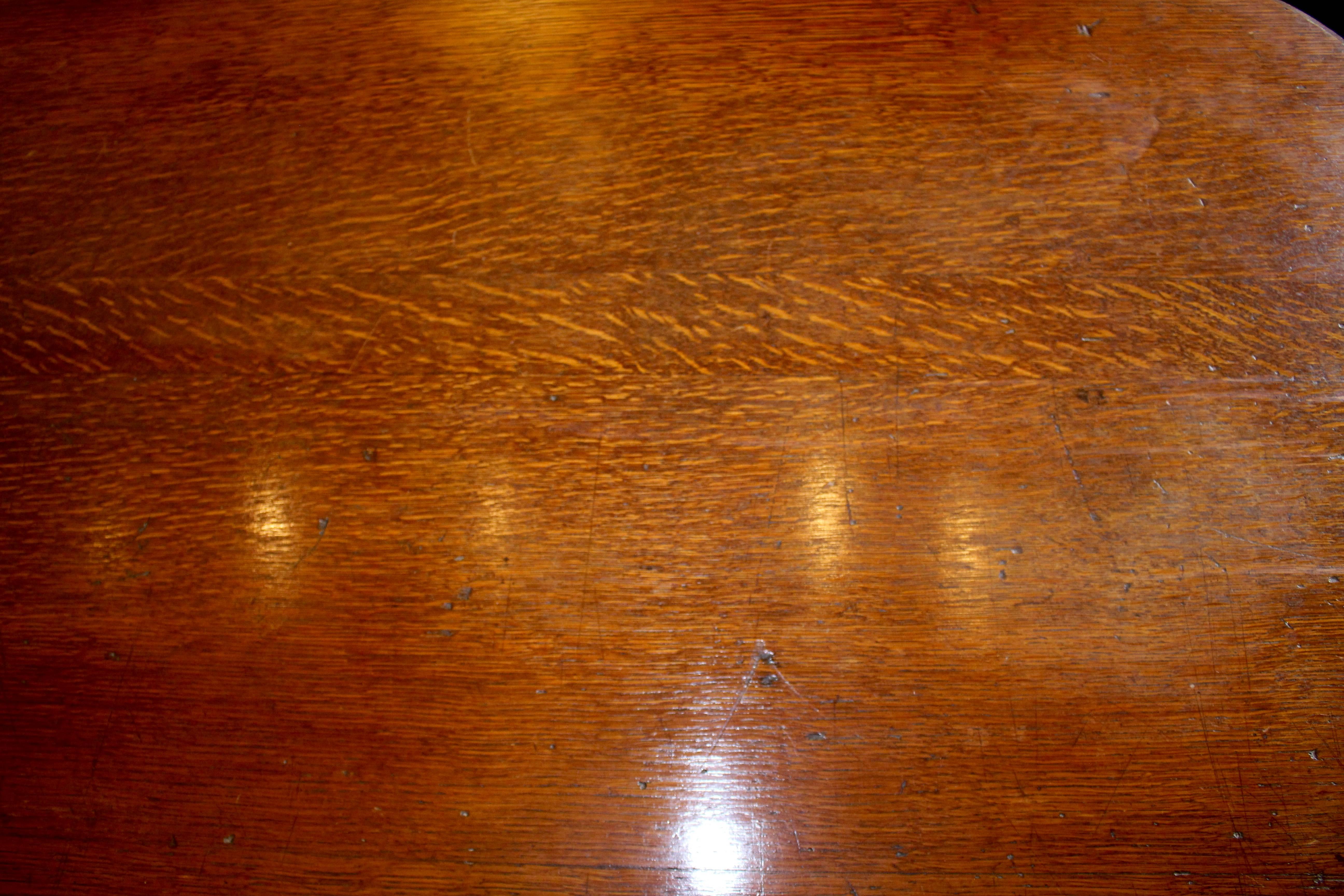 Victorian Oak Library Table 2