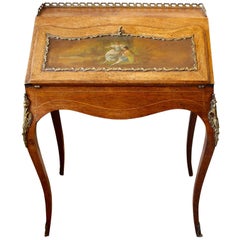 19th Century French Rosewood Ladies Writing Bureau or Bureau De Dame