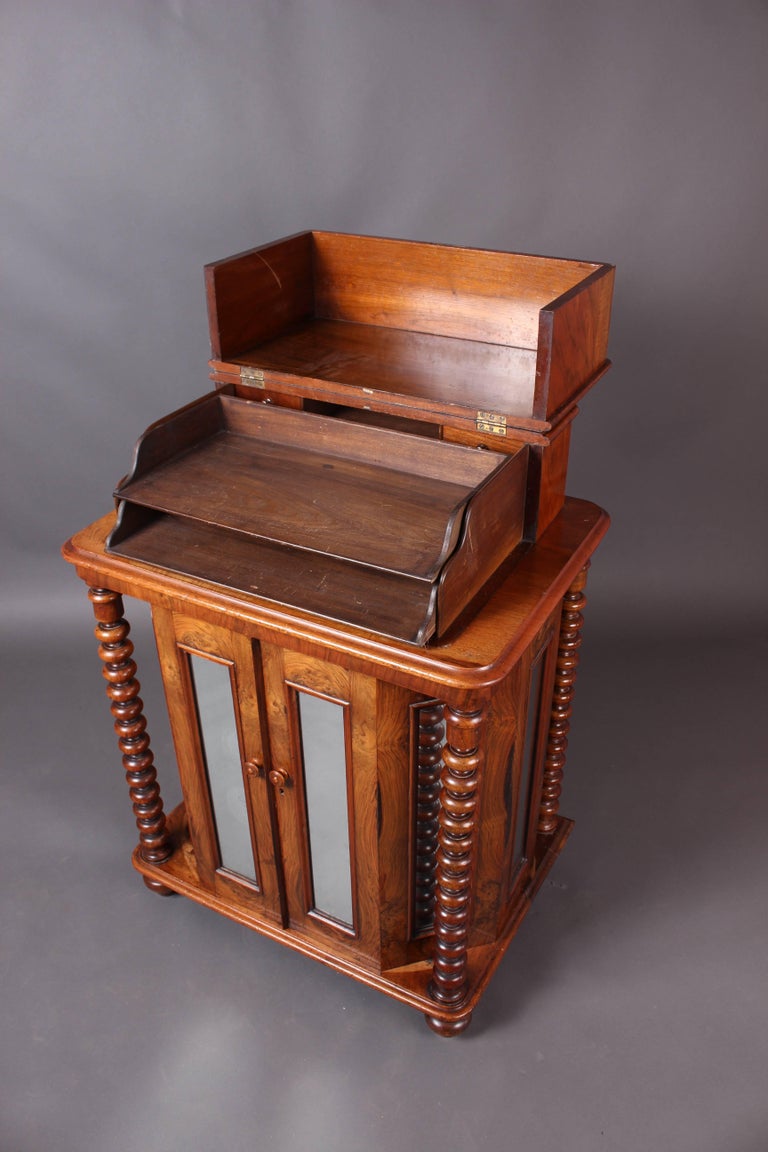 Victorian Walnut Bar or Restaurant Reception Counter Desk at 1stDibs