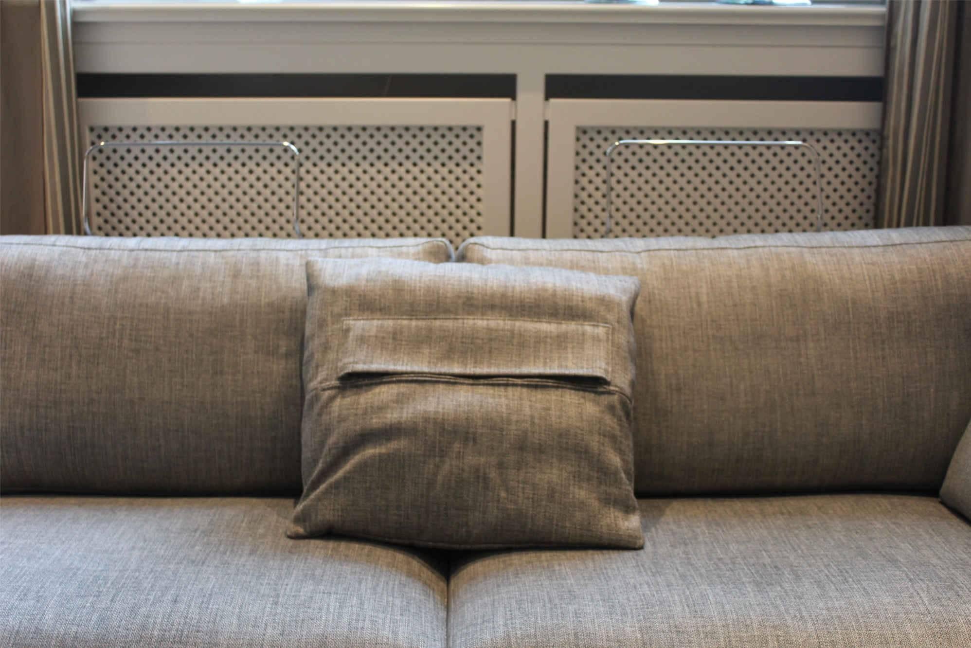 Modern Grey Corner Sofa Inspiration by German Manufacturer Bielfelder Werkstätten For Sale