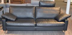 Set of Two Leather Sofas by Famous German Manufacture WK Wohnen
